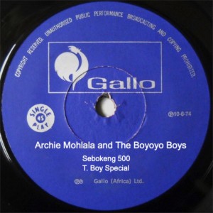 Archie Mohlala and The Boyoyo Boys